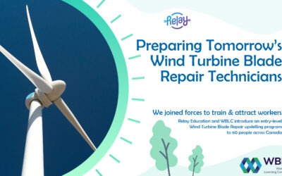 WBLC and Relay Education Prepare Tomorrow’s Wind Turbine Blade Repair Technicians